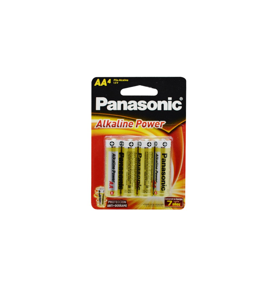 Panasonic Pilas Alcalinas AA (Pack 4ud) -  - Envío Gratis